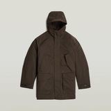 G-Star - Multipocket PDD Parka - Heren - Spijkerjas - Polyester - Kort - Herfst/Winter 2025 - Deep Brown