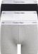 Calvin Klein Icon Cotton Stretch Boxer briefs (3-pack) - heren boxers extra lang - zwart - grijs - wit