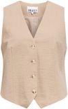 OBJECT Gilet V-hals Desert Taupe