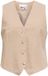 OBJECT Gilet V-hals Desert Taupe