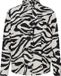 IHLINNO ICHI IHLINNO SH Dames Lange Mouwen Shirts Linnen Viscose Dierenprint GRAPHIC ANIMAL Maat 40