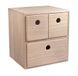 Rayher 62908505 Houten commode met 3 laden, 21 x 18 x 23 cm, FSC-gecertificeerd, ladebox, naturel