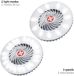 Aktive 63078 Oplaadbare Draagbare Led-lamp Met Ventilator En Usb-Lader Zilver