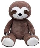 Simba Nicotoy Sloth 66 cm Pluche Knuffel Bruin-Wit