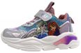 Leomil Chaussures enfant fille Chaussures basses Chaussure à scratch Argent Loisir