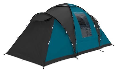 Coleman Spruce Falls 4 - 4 Person Tent - 2m Standing Height - Waterproof and Lightweight - Blue/Black