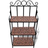 Maison Exclusive - Support pour plantes couleur terre cuite mosaïque