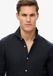 Superdry Chemise de vacances en lin avec broderie Hommes Manches longues chemises