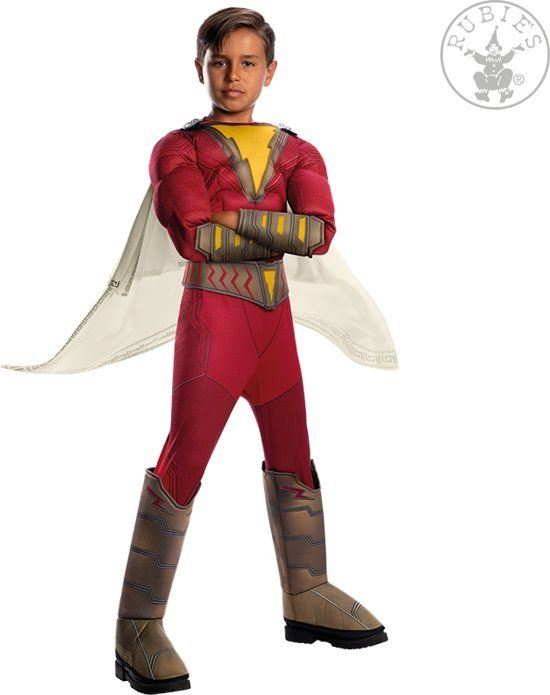 Rubie's Jumpsuit Kind Superheld Shazam Maat 140-152