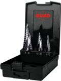 RUKO 101626PRO Getrapteboorset 3-delig 5 - 12 mm, 6 - 20 mm, 8 - 30 mm HSS