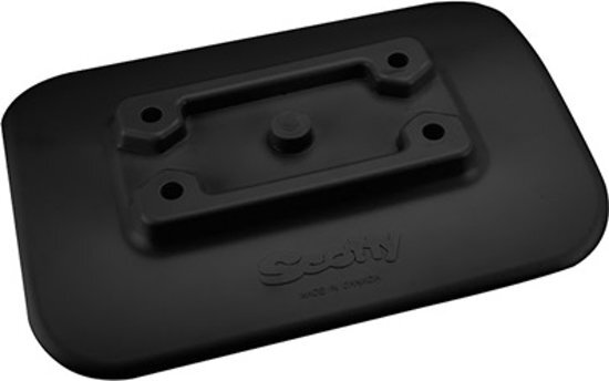 Scotty Glue-On Pad For Inflatable Boats Black