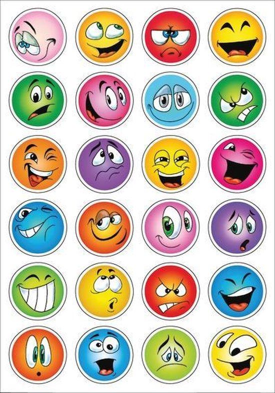 HERMA Haza Original Stickers Smiley 48 Stuks Multicolor
