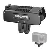 NEEWER Magnetische montageadapter compatibel met DJI Osmo Action 5 Pro/4/3, verbeterde metalen snelsluiting actiecamerabontage, vlogging-accessoires met 1/4 inch statiefdraad, AC011
