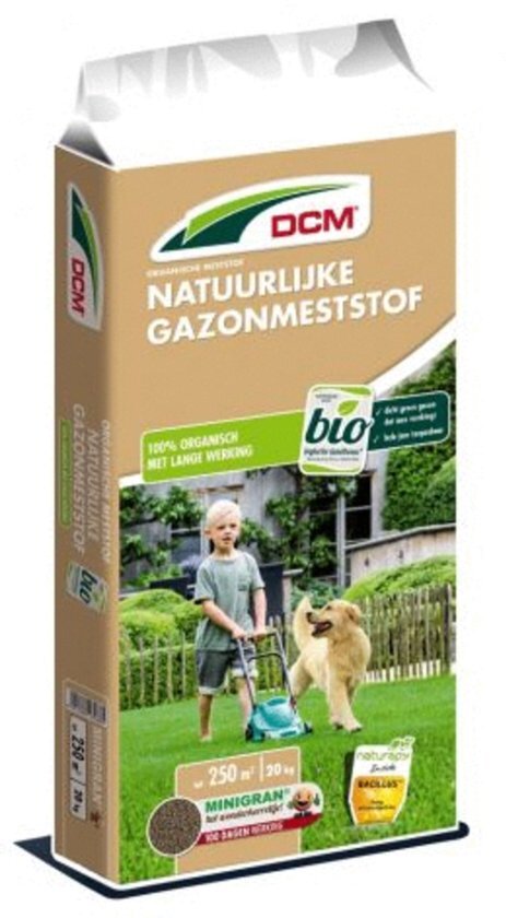 DCM Natuurlijke Gazonmeststof - Gazonmeststoffen - 20 kg