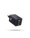 Baseus Enerfill USB C Oplader, 100 W, 3-Poorts USB C-voeding, PD oplader met PPS, GaN snellader, compatibel met MacBook Pro/Air, iPad, laptop, iPhone 17/16/15/14/13, Galaxy S25, Pixel, zwart