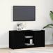 Maison Exclusive meuble TV - 100 x 34 x 50 cm - Noir - Panneaux de particules