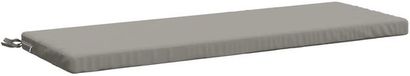 vidaXL Bankkussen SOEST 100% Polyester Grijs 110 x 40 x 5 cm