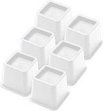 JustValue Rehausseur de meubles - 6 pièces - Blanc