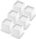 JustValue Rehausseur de meubles - 6 pièces - Blanc