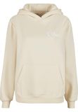 Miss Tee Good Vibes Puff Print Hoodie/trui Beige XXL