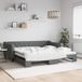 Maison Exclusive - Lit gigogne, gris foncé, 100x200 cm, rembourré