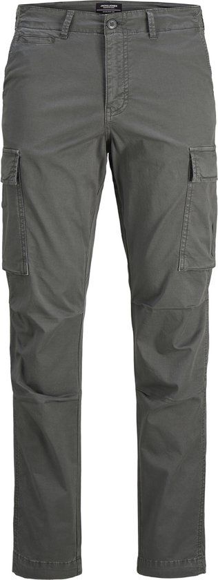JACK & JONES Ace Tucker Cargo Loose Fit Heren Cargo Broek - Saliegroen - Maat 32/34