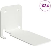 vidaXL Onzichtbare Zwevende Plank Wit Staal 6 x 11 x 6,5 cm