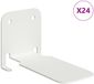 vidaXL Onzichtbare Zwevende Plank Wit Staal 6 x 11 x 6,5 cm