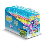 INKEE Galupy Zeemeermin badstof, 16 stuks, knisperend badzout voor kinderen in roze, blauw en paars met jojoba-olie en bananenmelk shake-aroma, 16 x 60 g zakjes, badplezier voor kinderen