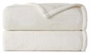 Casual Living 32591 Full-Queen Size Omkeerbare Pluche Fleece Bed Deken Thuis en Hotel Luxe Premium Collectie Gezellige Ultra-Zachte Lichtgewicht Dekens, Full/Queen, Ivoor