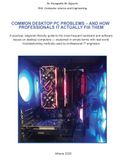 Common Desktop PC Hardware Problems – And how professionals IT actually fix them.: A practical, beginner-friendly guide to the most frequent hardware and software issues on desktop computers.