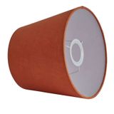 Watt & Veke Abat-jour Basic Straight 20, couleur orange brûlé