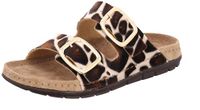 Rohde 5897 72 Slippers Bruin Koeienprint Suede Dames - Bruin Koeienprint - 37