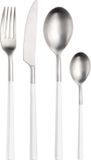 Pintinox Hive White Set de couverts 24 pièces - Inox & ABS