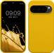 kwmobile telefoonhoesje geschikt voor Google Pixel 10 / Pixel 10 Pro - Hoesje met siliconen coating - Smartphone case in stralend geel