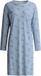 CALIDA Dames Nachthemd Hotel Nights Katoen Pastelblauw M
