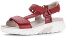 Gabor Rollingsoft - Sandale de marche pour femme - article 86.833.48 - Rouge - Taille 36