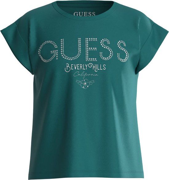 Guess Girls T-shirt - Groen - Maat 140