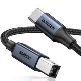 Ugreen 45106 USB-kabel USB 2.0 2 m USB C naar USB B Zwart