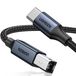 Ugreen 45106 USB-kabel USB 2.0 2 m USB C naar USB B Zwart