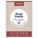 Europel Kliklijst - Posterlijst - A2 - 42 x 59,4 cm - 25mm frame - Mat wit