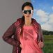 CMP Veste à capuche pour femme Reverse XXS Prune-Fard-Rose Fluo
