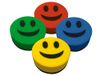 Liderpapel Whiteboard Remover, rond, 5 cm diameter, magnetisch, gezicht smiley verschillende kleuren