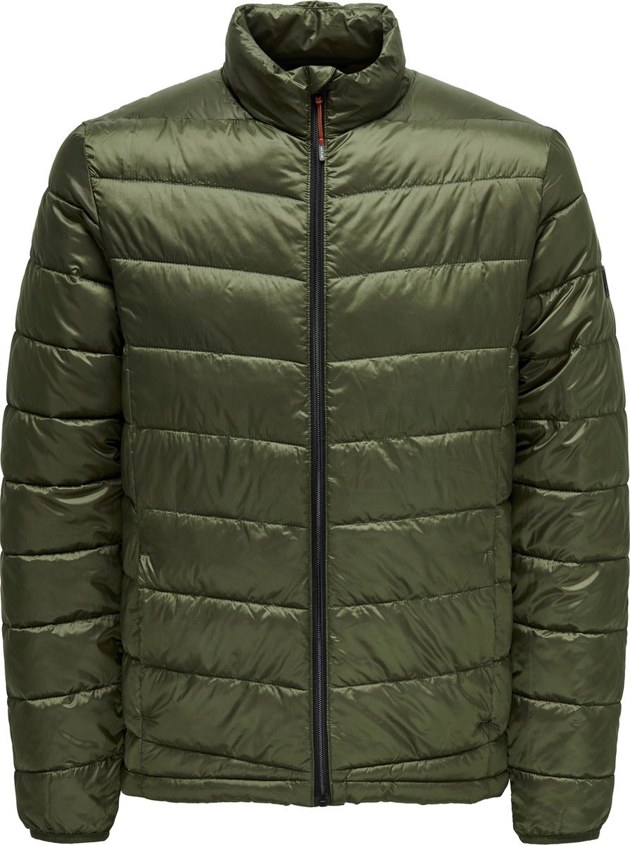 ONLY & SONS ONSCARVEN QUILTED PUFFER OTW NOOS Heren Jas - Maat S