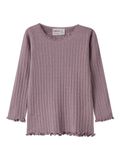 NAME IT NMFWOSSA WO/SI RIB LS TOP Meisjes Lange mouwen shirts