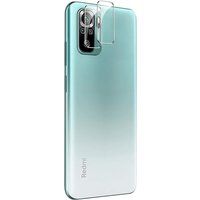 Phonillico® Camerabescherming voor Xiaomi REDMI NOTE 10 4G [Pack van 2] Glazen lens Achteruitrijcamera Beschermingsfilm