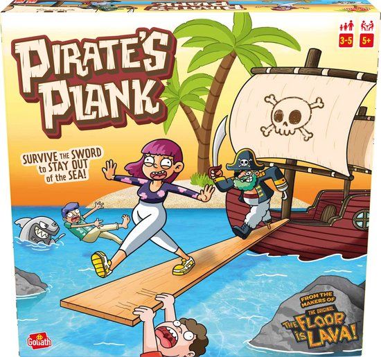 Piraten Plank - Actiespel - Kinderspel - Goliath - Standaard Editie