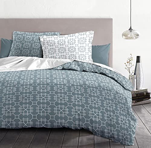 HOME LINGE PASSION dekbedovertrek 220x240 cm Milonga blauw