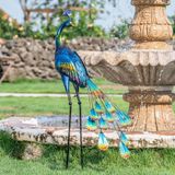 OEM Holland Connections Peacock Metal Sculptures