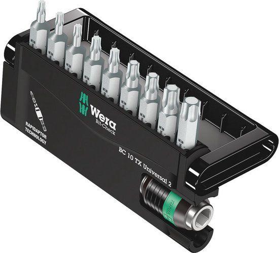 Wera 10-delige Bit-Check 10 Universal 2 Bitset - Torx
